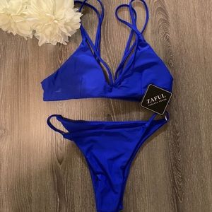 Zaful Blue Bikini